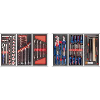 Tool set for 2 drawers 67pcs