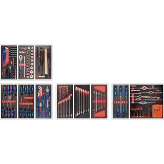 Tool set for 4 drawers 210pcs