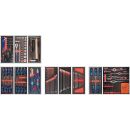 Tool set for 4 drawers 210pcs