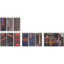 Tool set for 4 drawers 198pcs