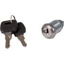 lock and key set with 2 keys No. 031  for tool chest round