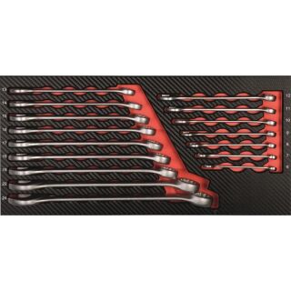 PROJAHN ProForm Schubladen Einlage mit Gabelringschlüssel - 16tlg