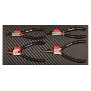 PROJAHN ProForm Schubladen Einlage mit 4 Sicherungsring-Zangen