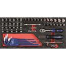 PROJAHN ProForm Einlage mit 1/4" Werkzeug-Satz - 58tlg