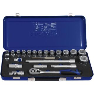 PROJAHN 1/2" Xi-on Steckschlüsselkoffer, 23-tlg. - 10 bis 32mm