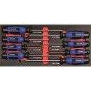 Screwdriver inlay "mixed" 8pcs