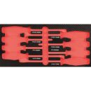 Inlay empty for 8 screwdrivers