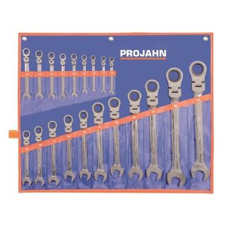 PROJAHN GearTech Schlüssel Satz Rolltasche 20tlg, flexibel