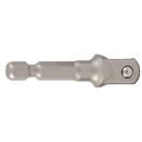 Socket-bit adapter 1/4"x3/8" 100mm