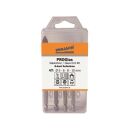 Set PROGlass drill bit hexagonal shank 4pcs 5, 6, 8, 10 mm