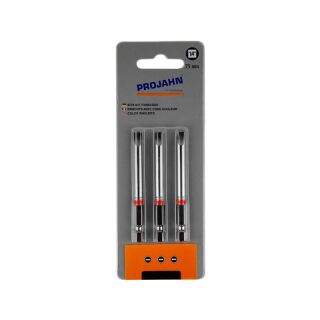 1/4" slotted color bit 6mm  75 mm 3pcs