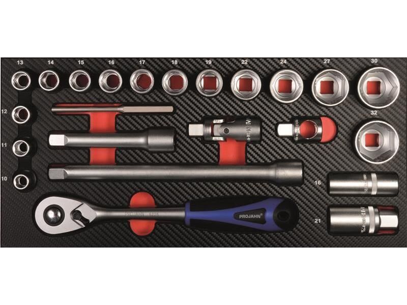 Projahn Xi-on Schlag-Stecknuss 1/2 Zoll Tief, 30 Mm – Für Abgerundete Muttern & Schrauben