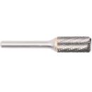 Tungsten carbide rotary burr corner radius, shape B+ d1 8.0 mm, shank 6.0 mm cut 6 double cut