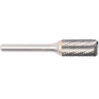 Tungsten carbide rotary burr corner radius, shape B+ d1 12.0 mm, shank 6.0 mm cut 6 double cut