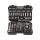 1/4" + 3/8" + 1/2" Dr. Socket set 182pcs proficraft