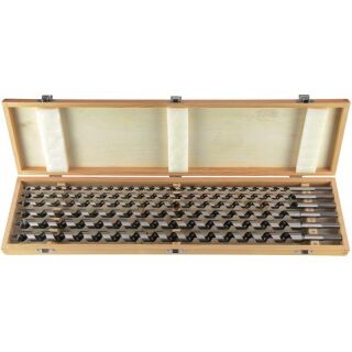 PROJAHN S Holz Schlangenbohrer 600 mm in Holzkassette - CV Stahl - 6tlg