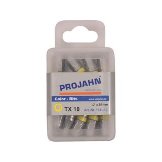 PROJAHN 10er Pack 1/4" markierter Bit L25 mm TX T25