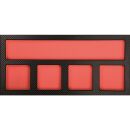 ProForm empty inlay with 5 storage compartments