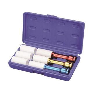 PROJAHN 1/2" Extra Tiefe Schlagnuss Satz für Alufelgen 6tlg - 17 - 19 - 21mm