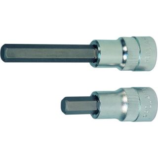 1/2" socket bit hexagonal 7 mm  100 mm