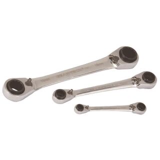 PROJAHN GearTech 4 in 1 Doppelring Schlüssel Satz 3tlg, 8-10 + 12-13 und 9-11 + 14-15 und 16-17 + 18-19