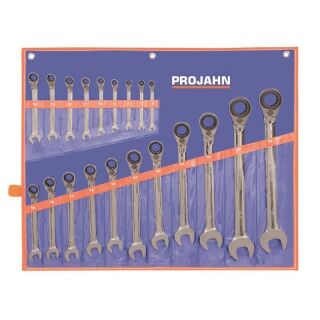 PROJAHN GearTech Schlüssel Satz Rolltasche umschaltbar 20 tlg