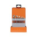 Set countersink HSS-Co 90° with 3 flutes 6pcs 6,3x45 mm