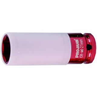 PROJAHN 1/2" Tiefe Schlag Stecknuss für Alufelgen 21 mm