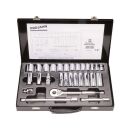 PROJAHN 1/2" Steckschlüsselkoffer US-Zoll, 28-tlg.