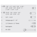 PROJAHN 1/2" Steckschlüsselkoffer US-Zoll, 28-tlg.