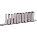 PROJAHN 1/2" Stecknuss Satz auf Schiene 10tlg tiefe...