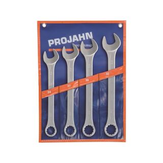 PROJAHN Gabelringschlüssel Set lang 4tlg in Rolltasche - 24 bis 32