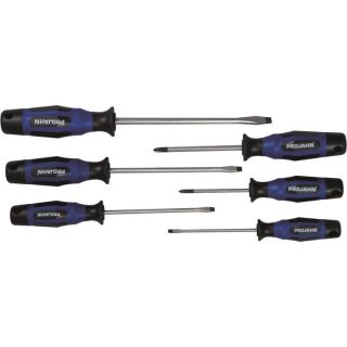 Screwdriver set 6pcs (PH+slotted)