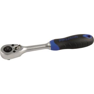 PROJAHN 1/4" Feinzahn-Umschaltknarre mit 2-Komponenten-Griff, 72 Zähne