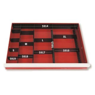 PROJAHN Schubladenunterteiler L 149,9x50x1,4mm