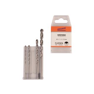 PROJAHN Extreme Fliesenbohrerset 4-tlg., Durchmesser 4, 5, 6, 8 mm