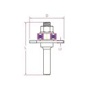 PROJAHN Scheiben-Nutfräser mit Aufnahme D 40 mm, L 59 mm, L2 3 mm