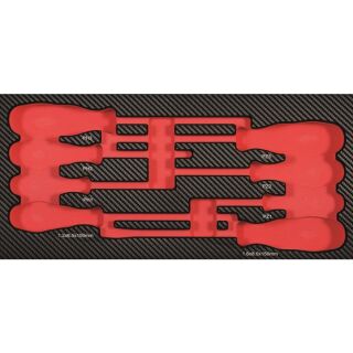 PROJAHN ProForm Einlage leer für 8 Schraubendreher