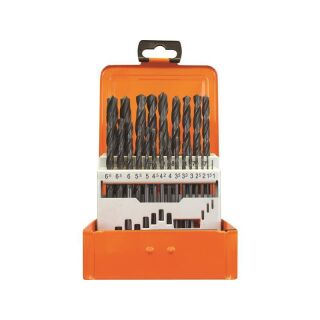 Twist drill set HSS-R 1-10,5/0,5 mm 24 pcs ECO