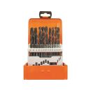 Twist drill set HSS-R 1-10,5/0,5 mm 24 pcs ECO