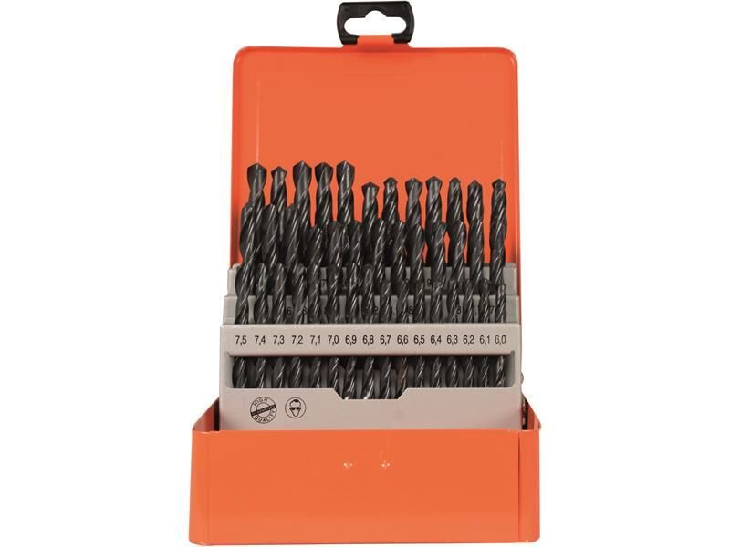Projahn Kunststoffkassette Mit HSS-R Bohrern 1-10 Mm, 19-teilig – Praktisches Set Für Heimwerker