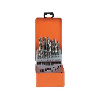 Twist drill set HSS-G 1-13/0,5 mm 25pcs ECO