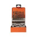 Twist drill set HSS-Co 1-10/0,5 mm 19pcs ECO