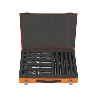 10 pieces set HSS-G twist drill bit, works standard, reduced shank, lenght: 152/76mm