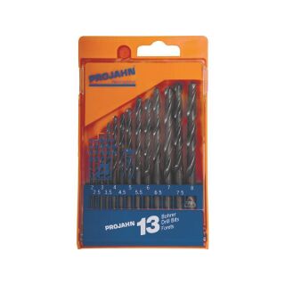Drill bit set HSS 2-8/0,5 mm 13pcs plastic case