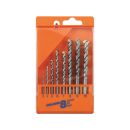 Masonry drill bit set, 3-10 mm, 8pcs, plastic case