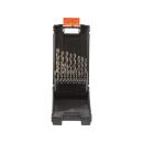 Drill bit set HSS-Co speed 1-10 mm 19pcs plastic case