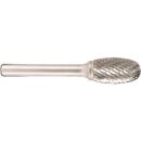 Tungsten carbide rotary burr oval, shape E d1 6.3 mm,...