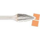 PROJAHN Hartmetallfräser, Form G Spitzbogen d1 6.3...