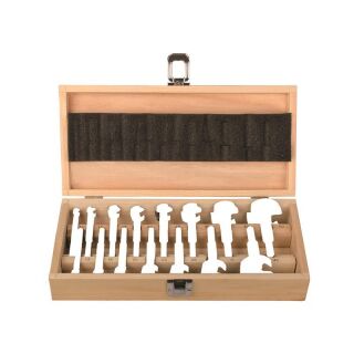 Forstner bit set ECO, 10-50 mm, 15pcs